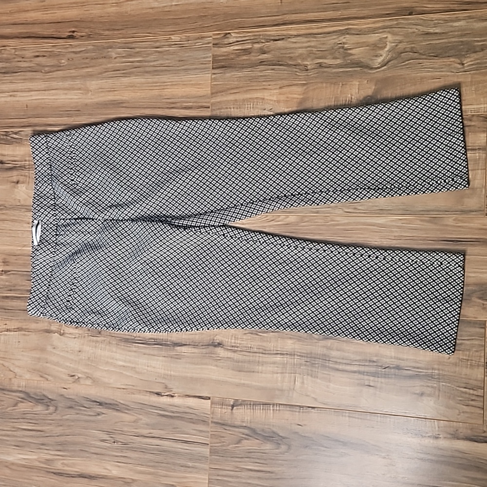 Jules & Leopold Floral Black And Gold Easy Pull On Pants